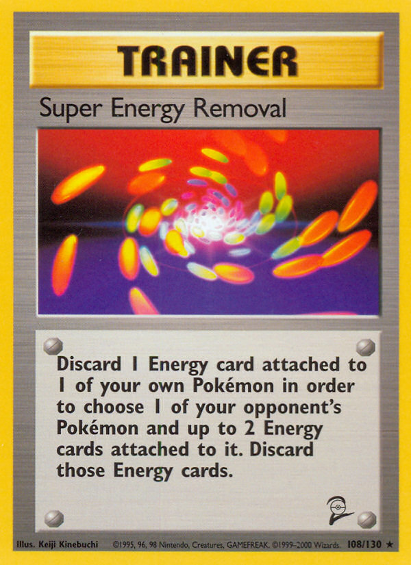 Super Energy Removal (108/130) - Base Set 2 Pokémon Card