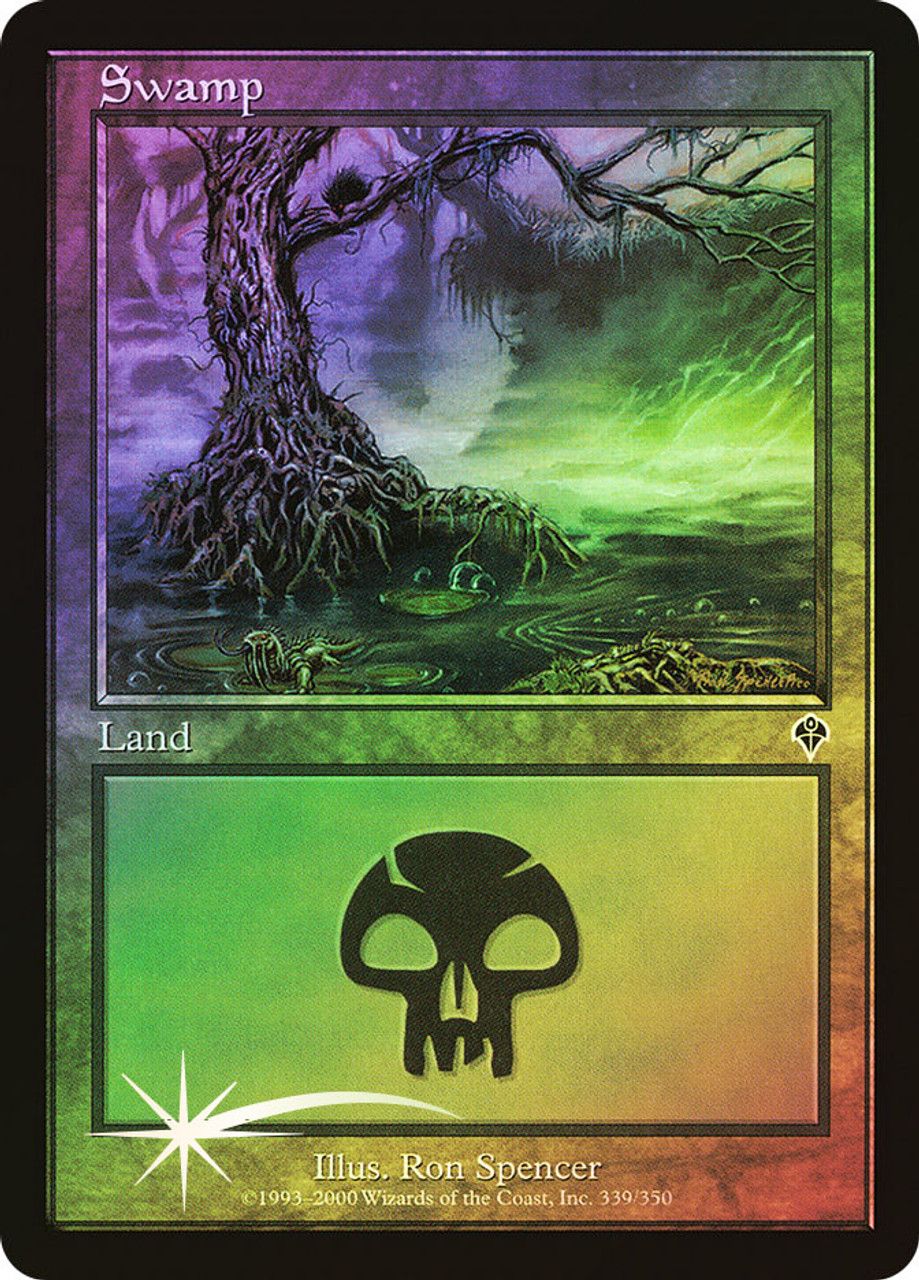 Swamp (#339) (Invasion - Foil) Trading Card