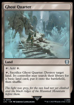 Ghost Quarter (The Lord of the Rings Commander Decks) Trading Card