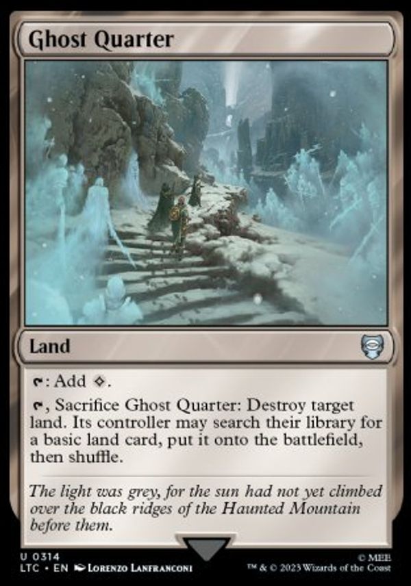 Ghost Quarter (The Lord of the Rings Commander Decks) Value GoCollect