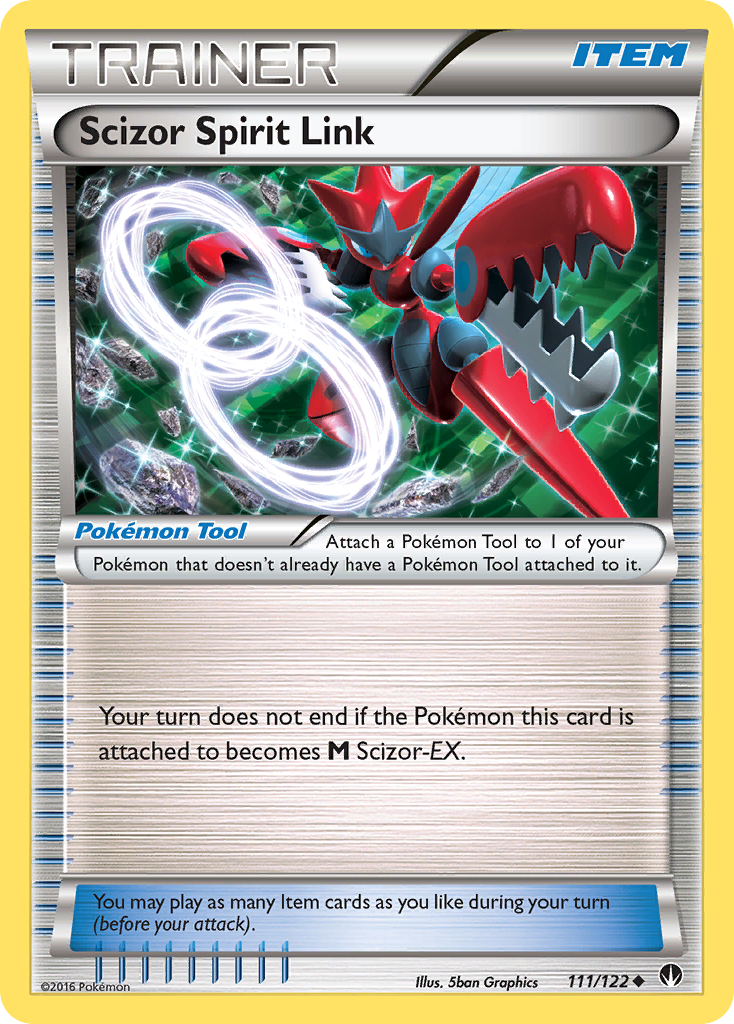 Scizor Spirit Link (Trainer: Pokémon Tool) (111/122) - BREAKpoint Pokémon Card