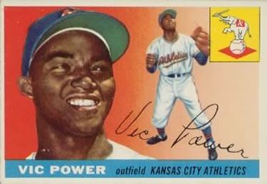 Vic Power 1955 Topps #30 Sports Card