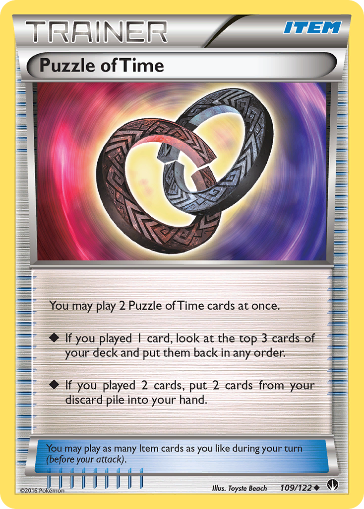 Puzzle of Time (Trainer: Item) (109/122) - BREAKpoint Pokémon Card