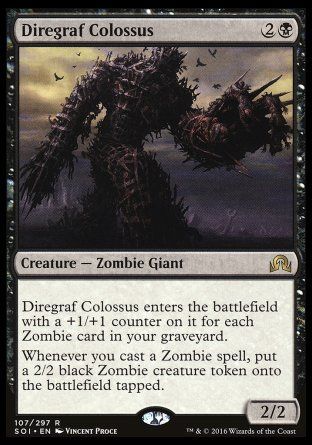 Diregraf Colossus (Shadows over Innistrad) Trading Card