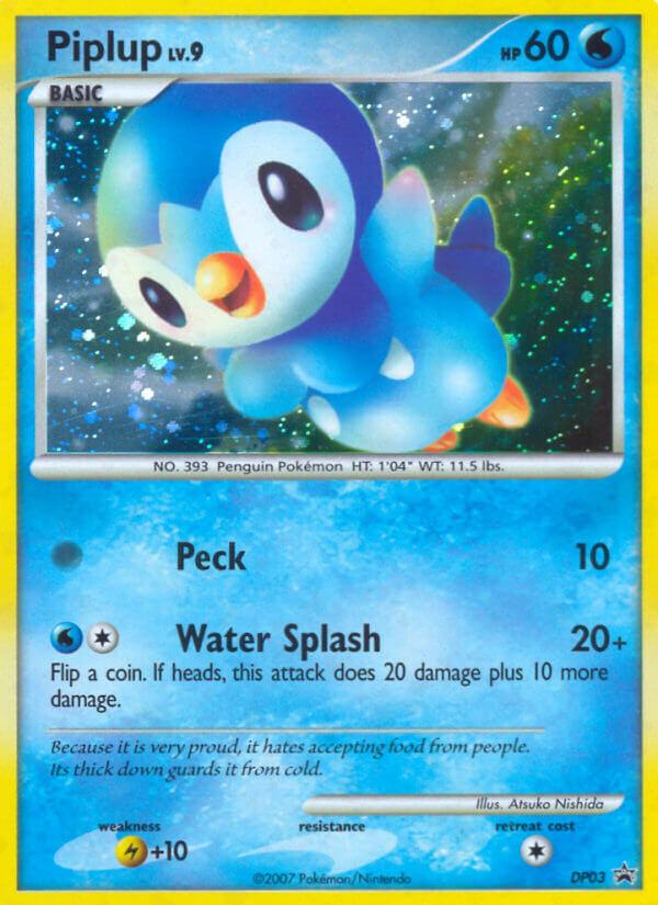 Piplup (DP03) - DP Black Star Promos Pokémon Card