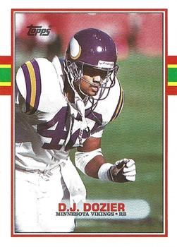 D.J. Dozier 1989 Topps #88 Sports Card