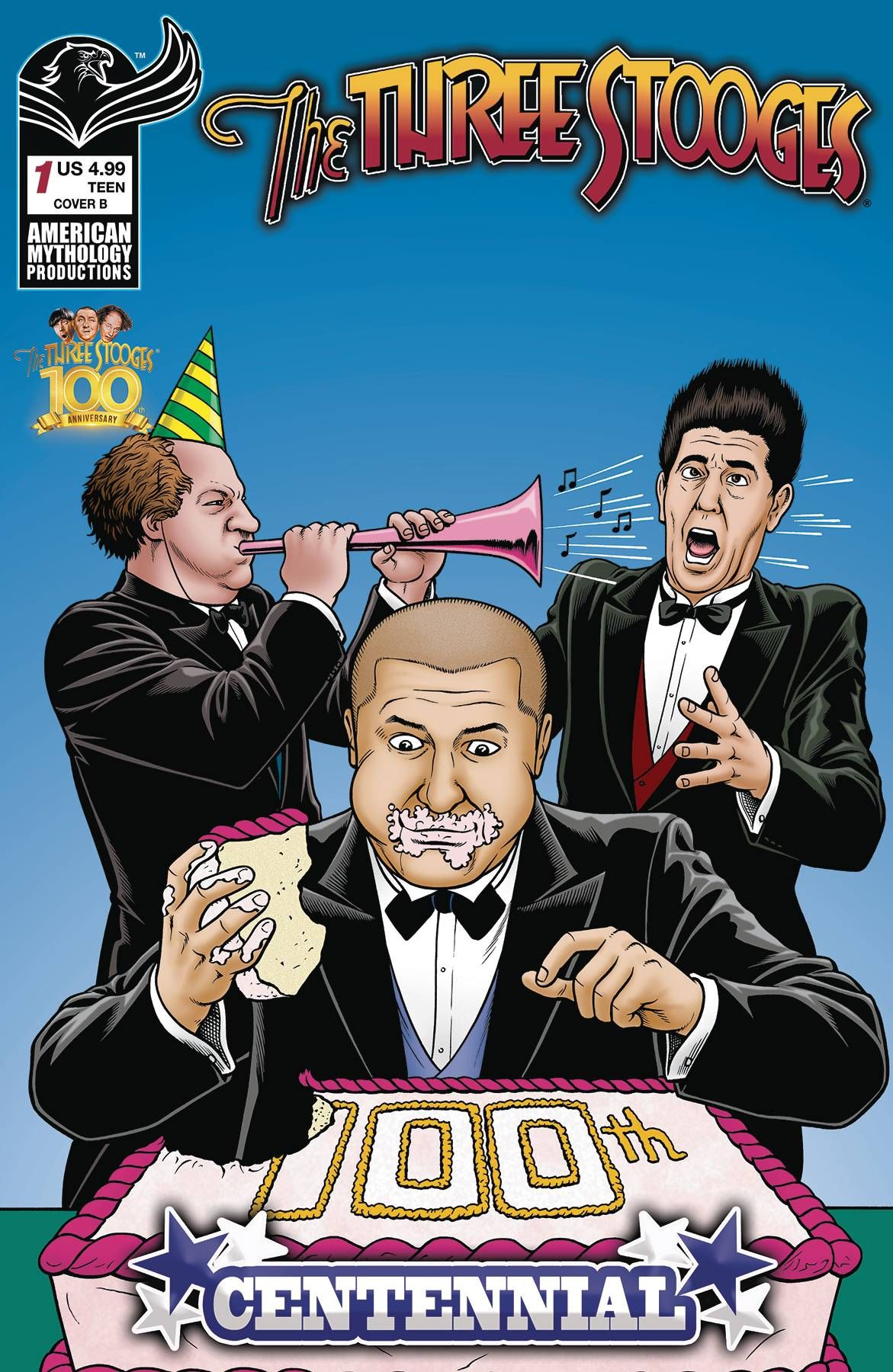 Three Stooges Centennial #1 Comic