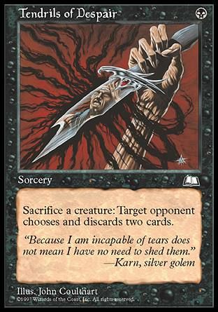 Tendrils of Despair (Weatherlight) Trading Card