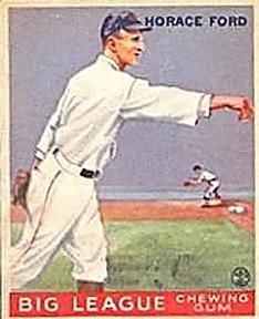 Horace Ford 1933 Goudey (R319) #24 Sports Card