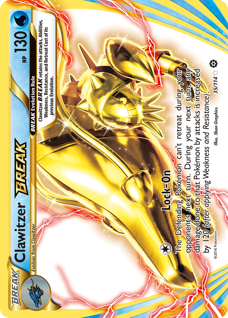 Clawitzer BREAK (35/114) - Steam Siege Pokémon Card