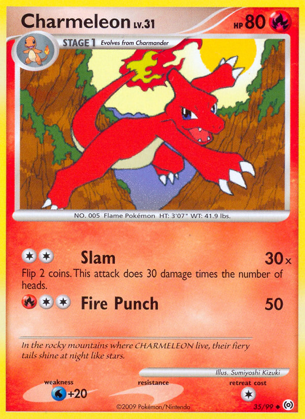 Charmeleon (35/99) - Arceus Pokémon Card