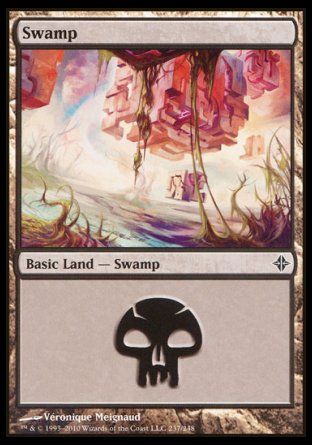 Swamp (Rise of the Eldrazi) Trading Card