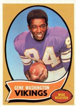 : 1971 Topps # 130 Gene Washington Minnesota Vikings