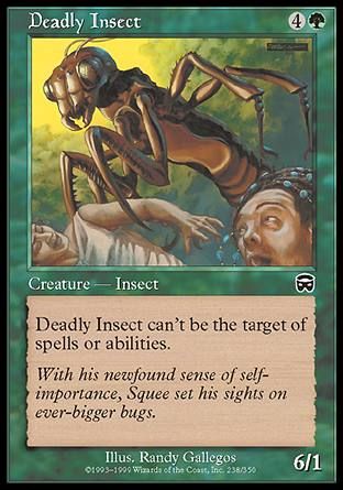 Deadly Insect (Mercadian Masques) Trading Card