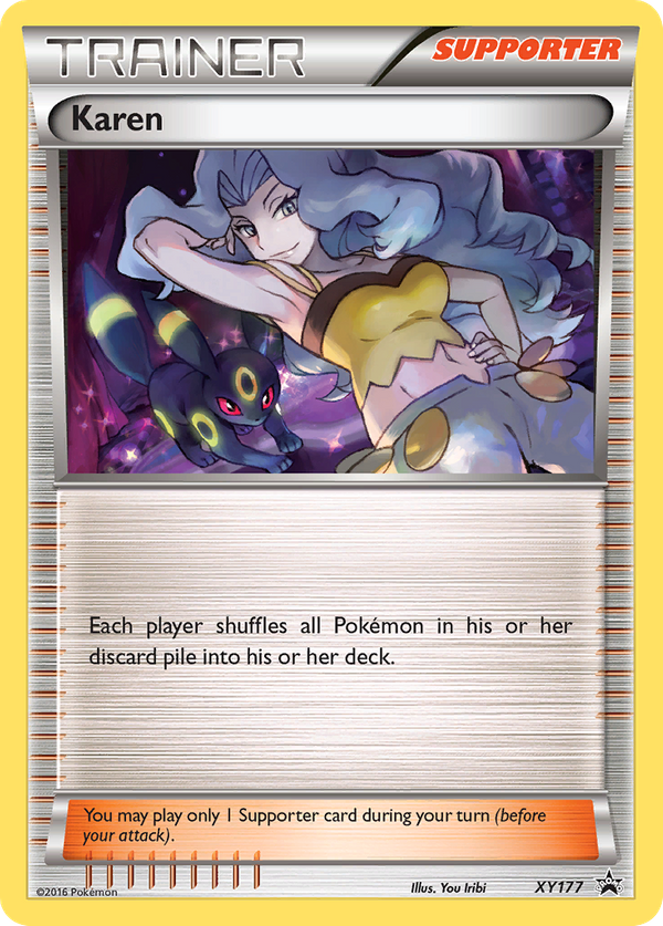 Karen (XY177) - XY Black Star Promos