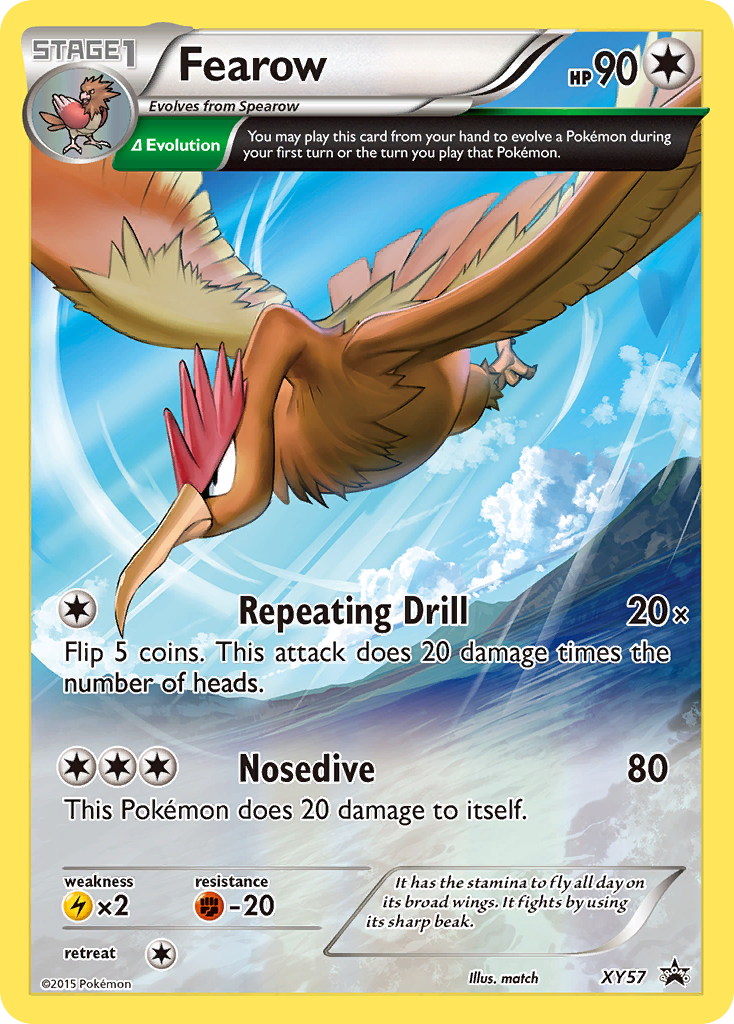 Fearow (XY57) - XY Black Star Promos Pokémon Card