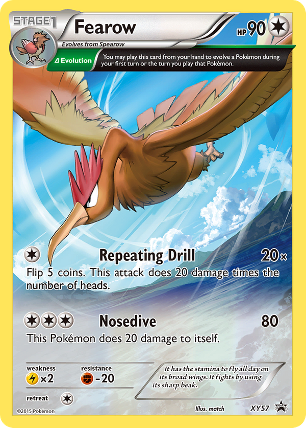 Fearow (XY57) - XY Black Star Promos