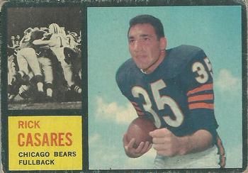 Rick Casares 1962 Topps #16 Sports Card