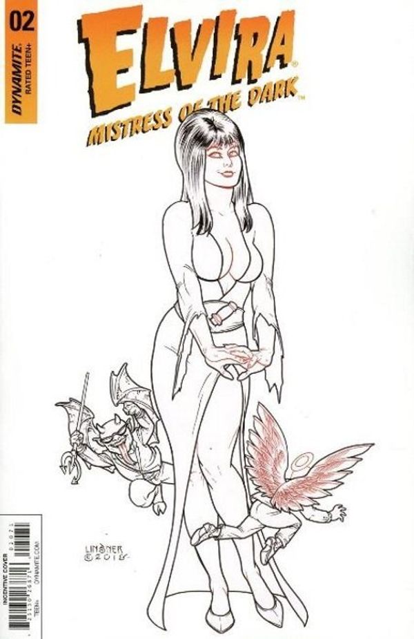 Elvira: Mistress of the Dark #2 (Cover G Linsner B&w Cover)