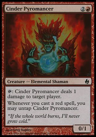 Cinder Pyromancer (Premium Deck Series: Fire and Lightning) Trading Card