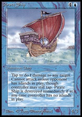 Pirate Ship (Alpha) Trading Card