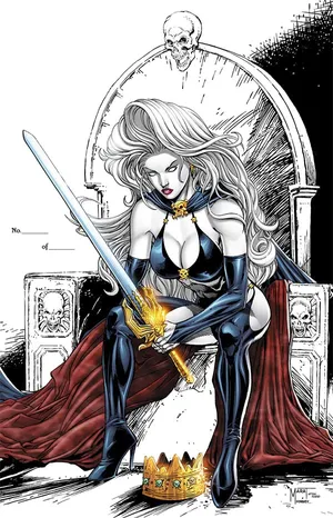Lady Death: Chaos Rules #1 (Queen Death Numbered Edition)