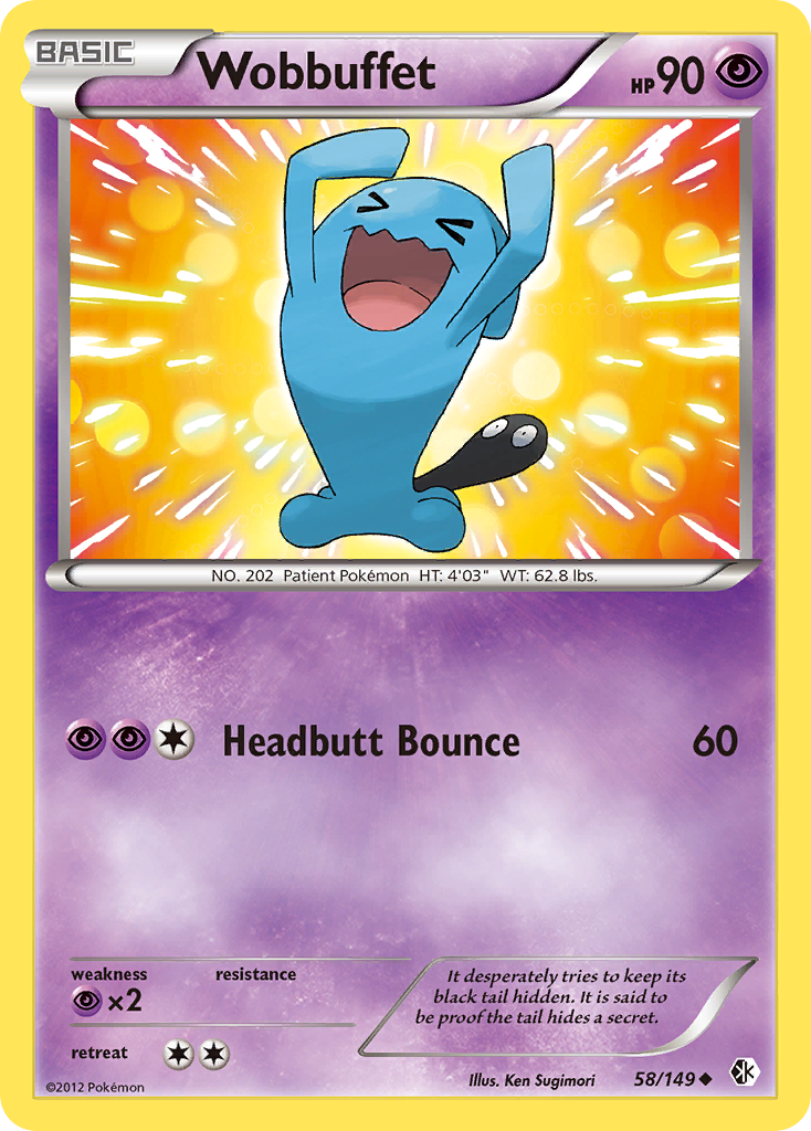 Wobbuffet (58/149) - Boundaries Crossed Pokémon Card