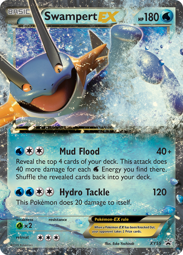 Swampert EX (XY55) - XY Black Star Promos Pokémon Card