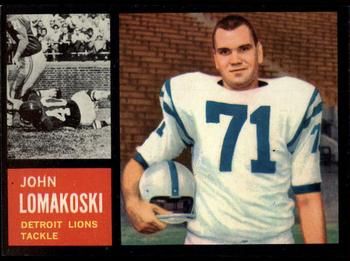 John Lomakoski 1962 Topps #61 Sports Card