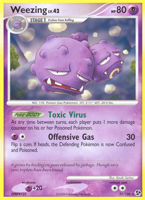 Weezing (31/106) - Great Encounters Pokémon Card