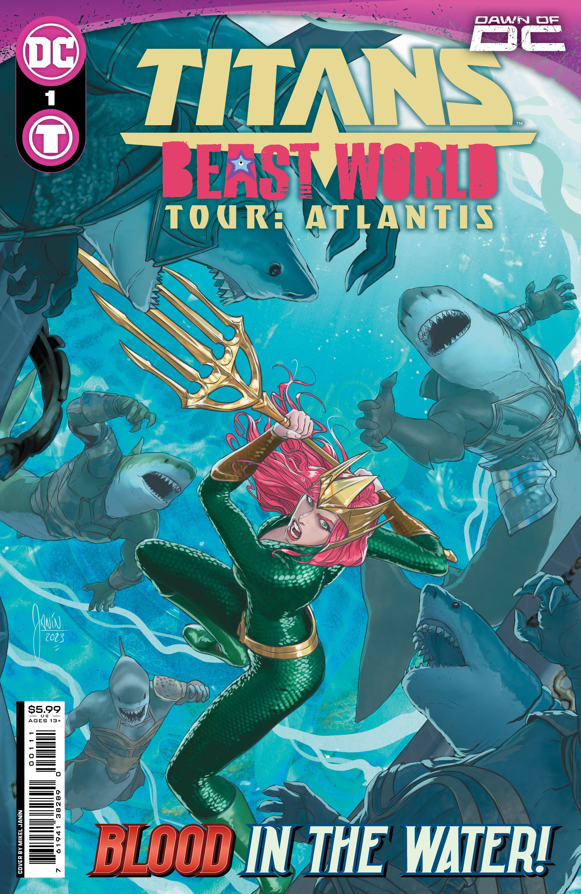 Titans: Beast World Tour - Atlantis #1 Comic