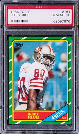 Jerry Rice 1986 Topps #161