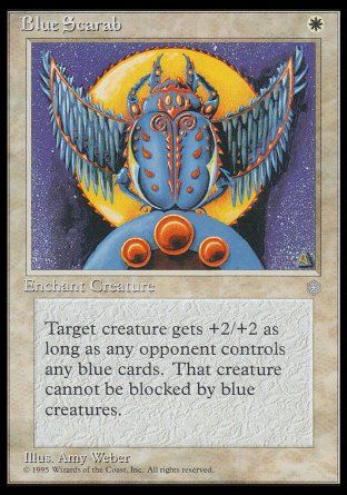 Blue Scarab (Ice Age) Trading Card