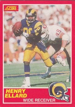 Henry Ellard 1989 Score #137 Sports Card