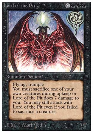 Lord of the Pit (Unlimited) Trading Card