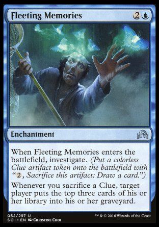 Fleeting Memories (Shadows over Innistrad) Trading Card