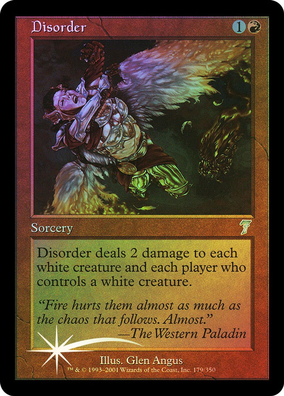 Disorder (7th Edition - Foil) Trading Card