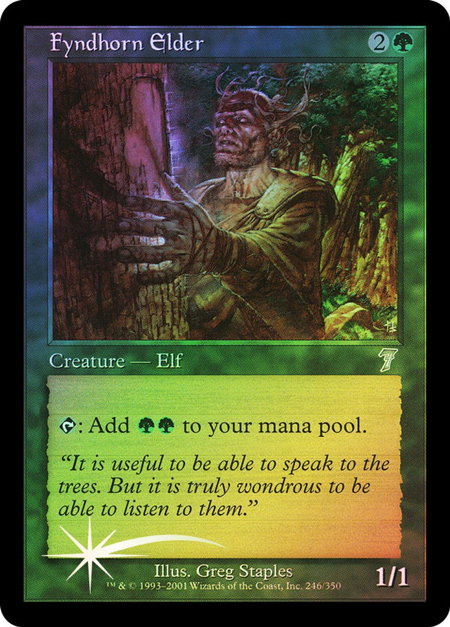 Fyndhorn Elder (7th Edition - Foil) Trading Card