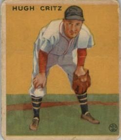 Hughie Critz 1933 Goudey (R319) #238 Sports Card