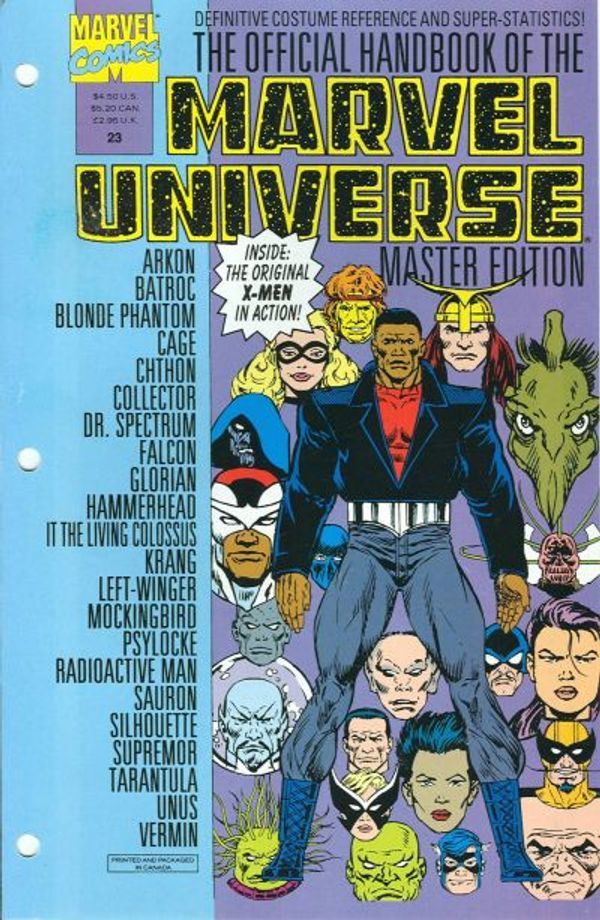Official Handbook of the Marvel Universe Master Edition #23