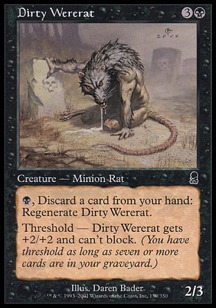 Dirty Wererat (Odyssey) Trading Card