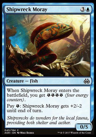 Shipwreck Moray (Aether Revolt) Trading Card