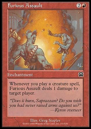 Furious Assault (Mercadian Masques) Trading Card