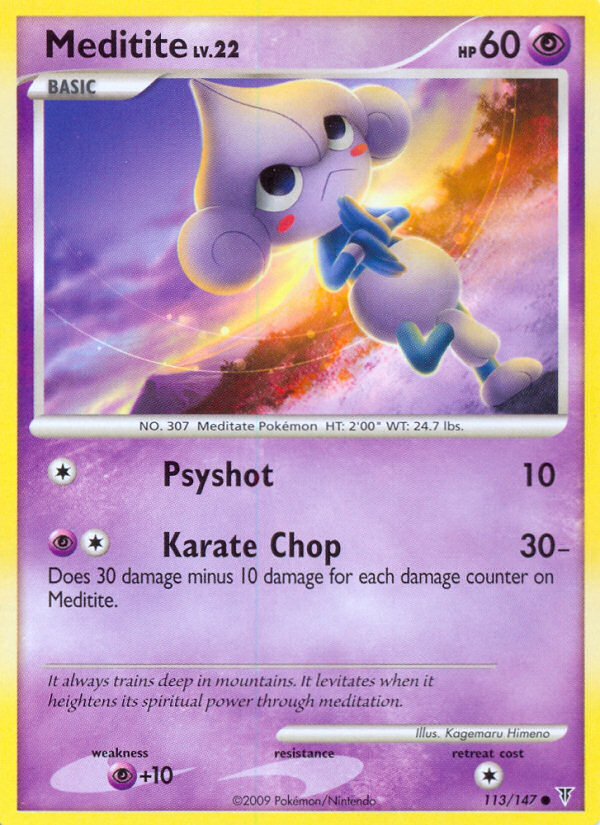 Meditite (113/147) - Supreme Victors Pokémon Card