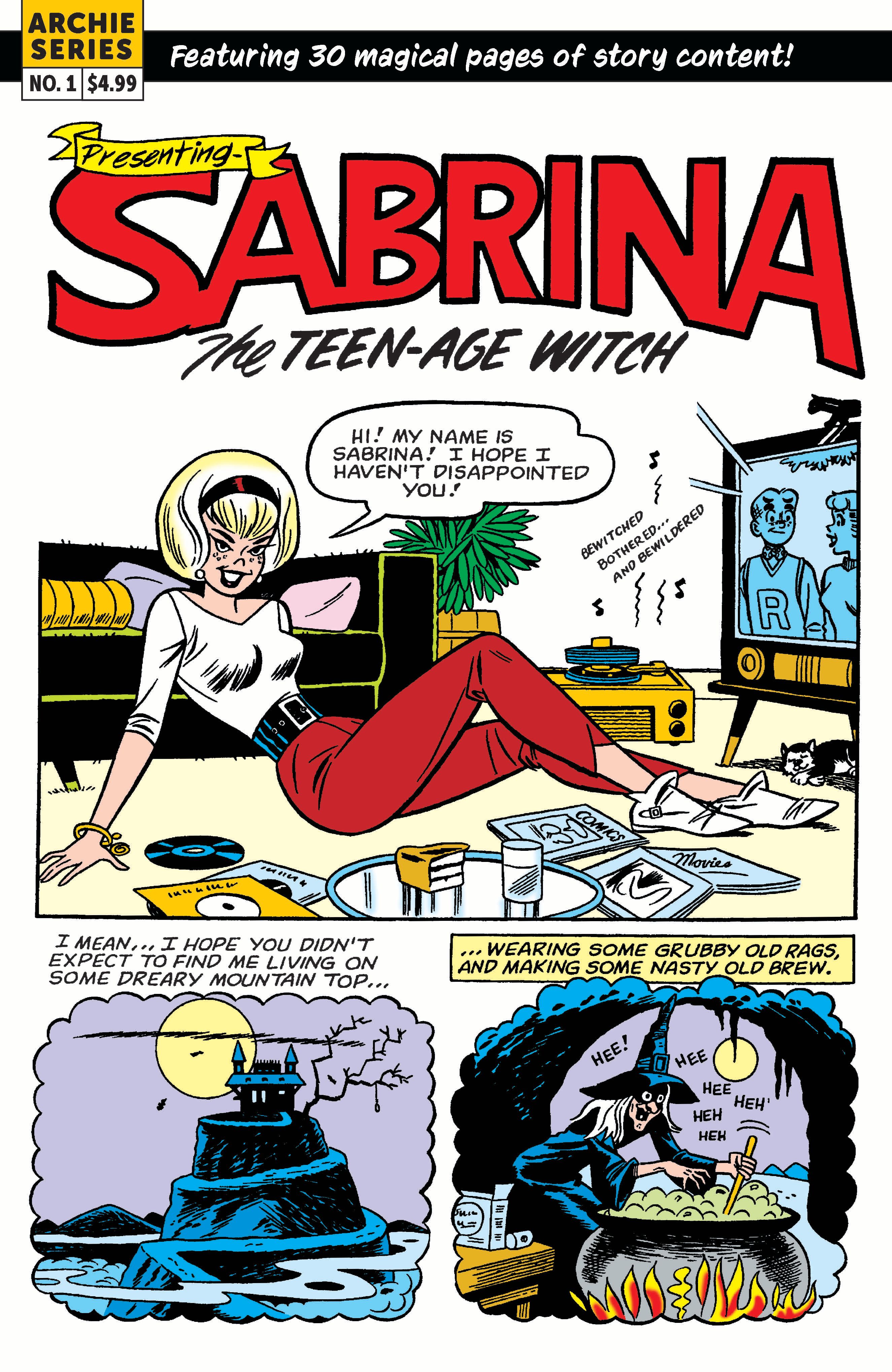 Sabrina The Teenage Witch Magic Unleashed #1 (Cvr B Dan Decarlo Retro Art Var) Comic