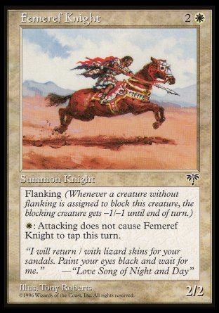 Femeref Knight (Mirage) Trading Card