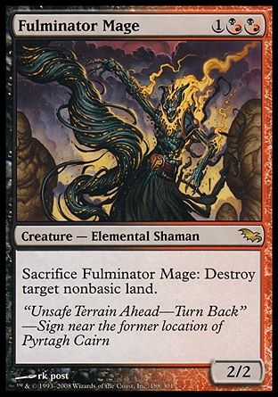 Fulminator Mage (Shadowmoor) Trading Card