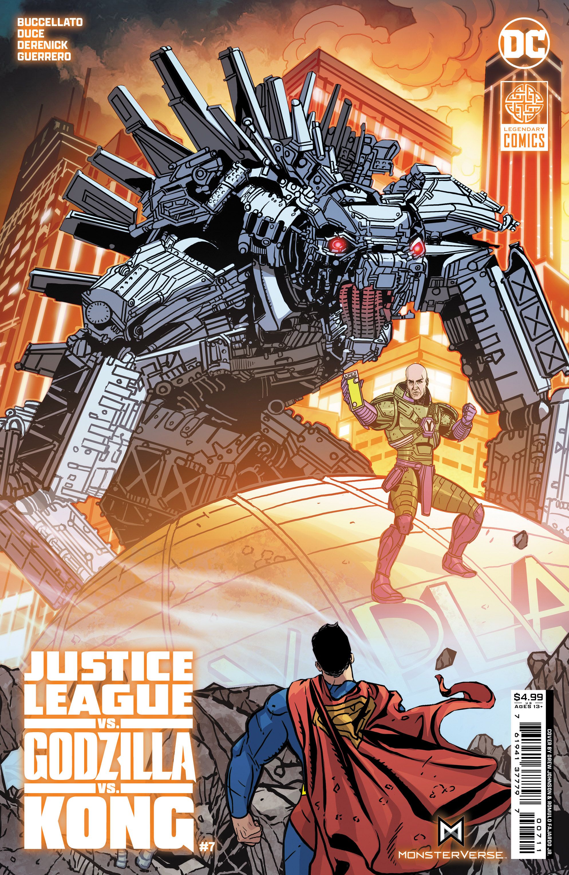 Justice League vs. Godzilla vs. Kong #7 Comic