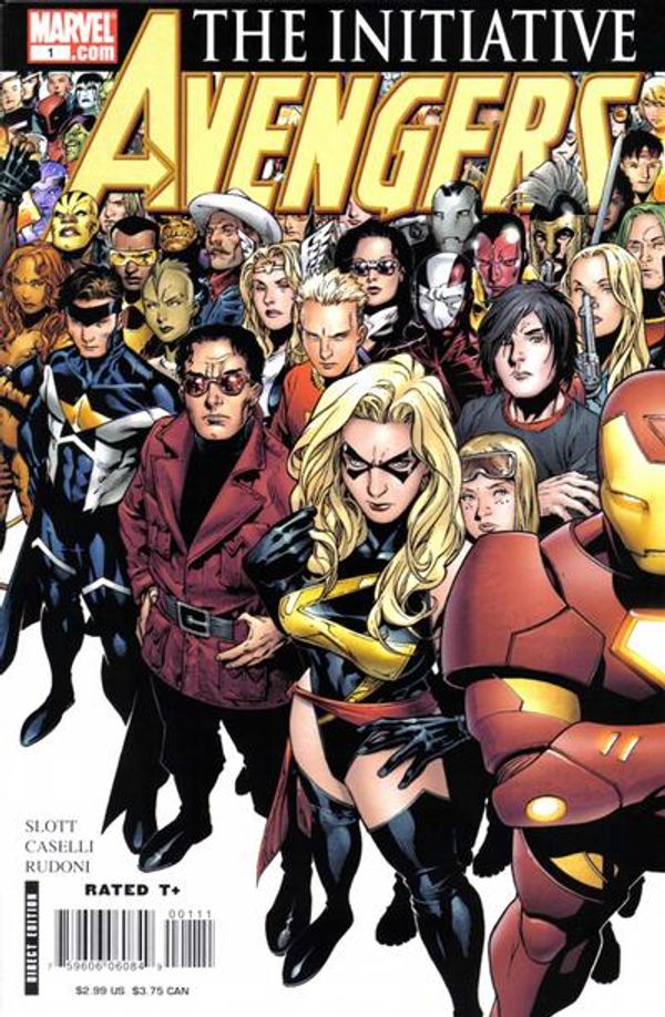 Avengers: The Initiative #1 (Left Side Cover)