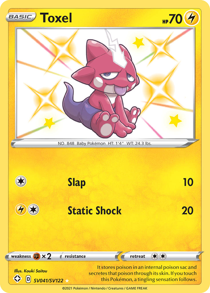 Toxel (SV041) - Shining Fates Shiny Vault Pokémon Card